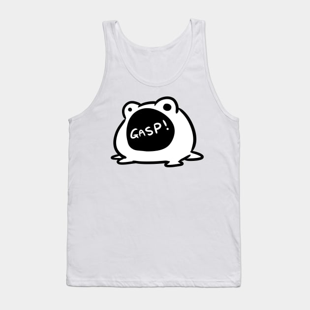 Gasp Frog Tank Top by Jossly_Draws